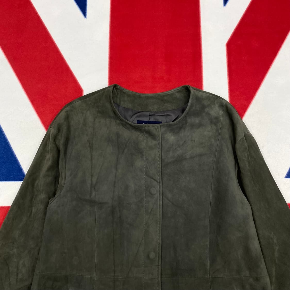 염소가죽 스웨이드 코트 여성M  상품이미지3