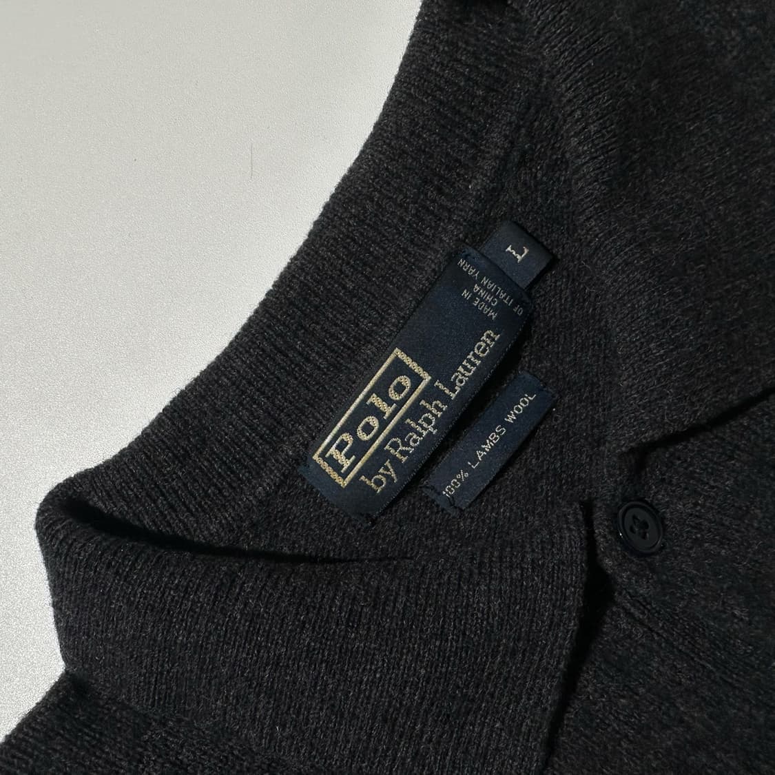 폴로 랄프로렌 램스울 카라 니트 상품이미지4