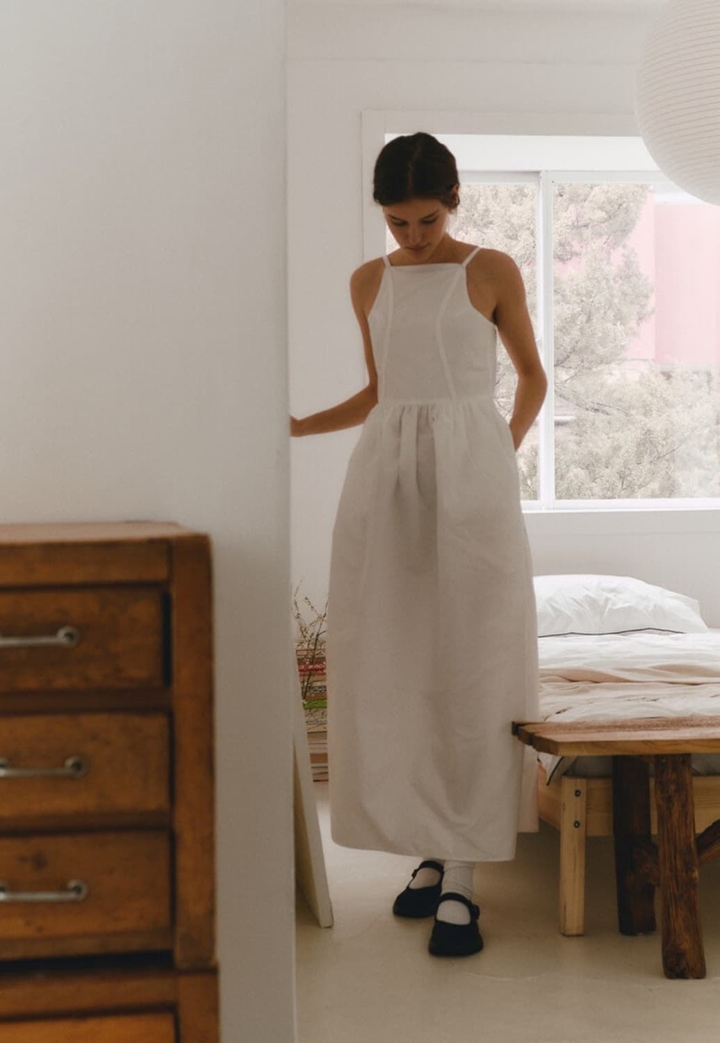 르에 다이아 슬리브리스 맥시 드레스 상품이미지1