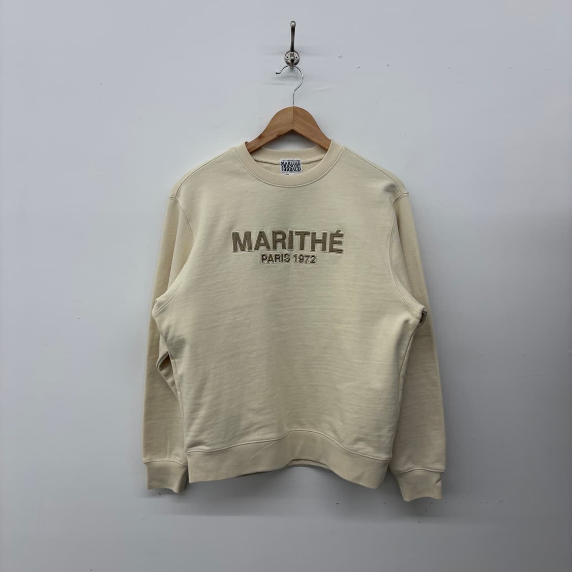 마리떼 프랑소와 저버 맨투맨 아이보리 여S 상품이미지1