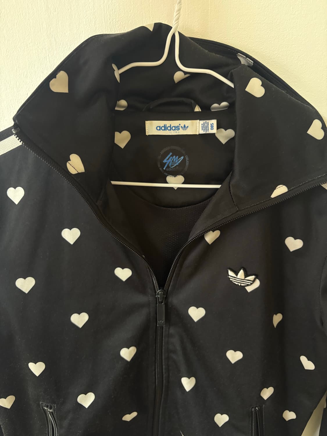 아디다스 여자 하트 도트 하트 땡땡이 트랙탑 져지집업 85 상품이미지3