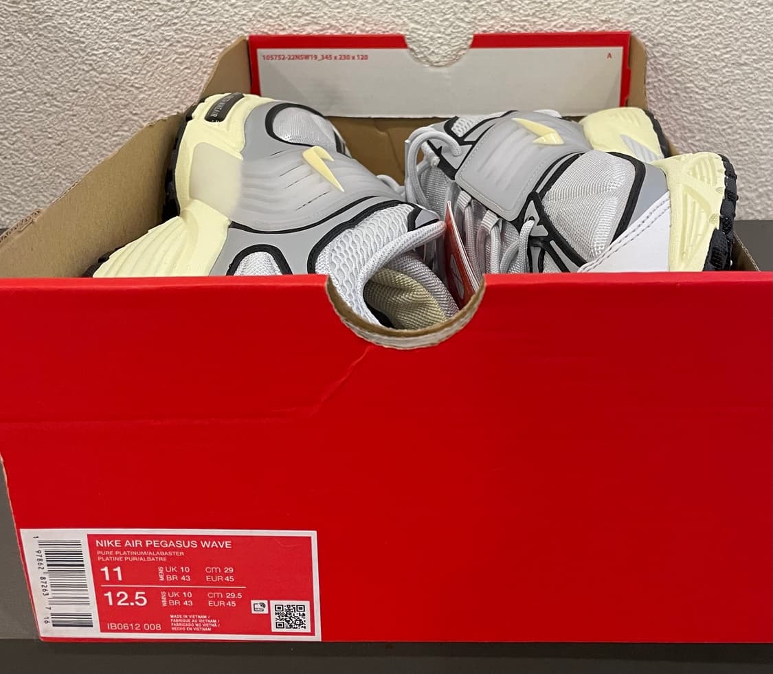 나이키 에어 페가수스 웨이브 M - 퓨어 플래티넘 상품이미지6