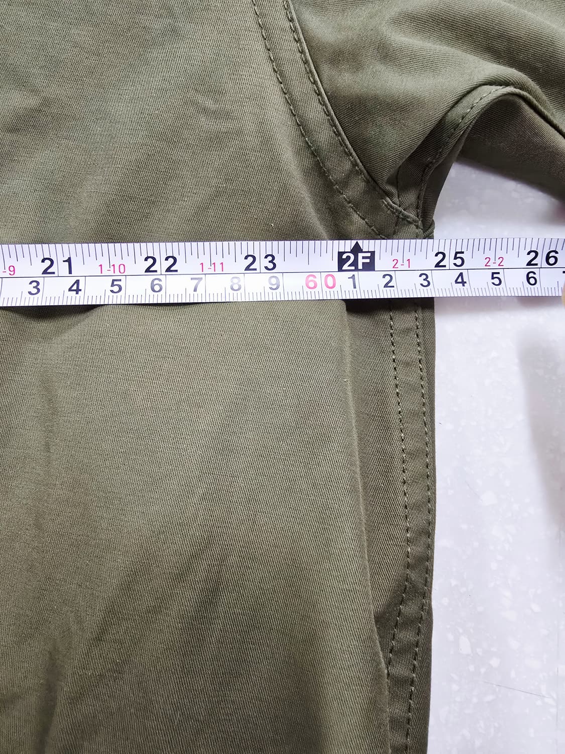 페미니크 카키색 후드 야상 점퍼 상품이미지7