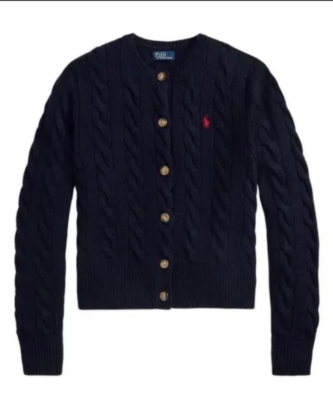 🔥[무료배송/정품]🔥 폴로 여성 꽈배기 울 캐시미어 가디건 3 col 상품이미지2