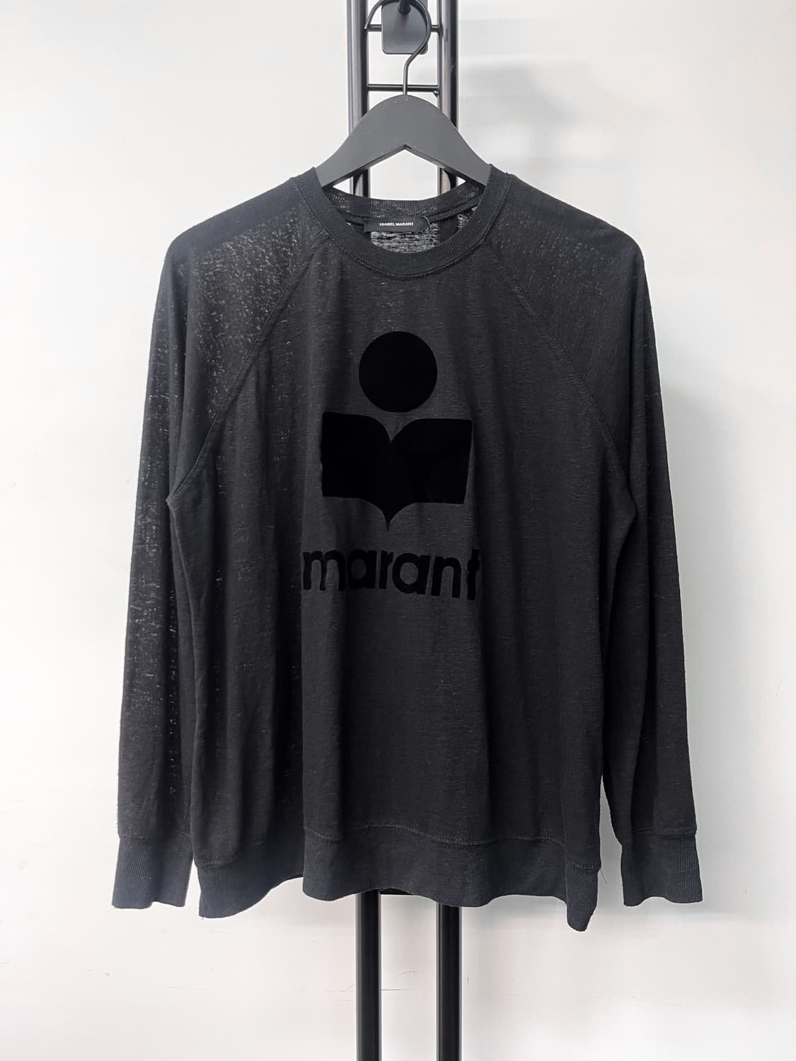 이자벨마랑 밀리 빅 로고 코튼 롱슬리브 상품이미지1