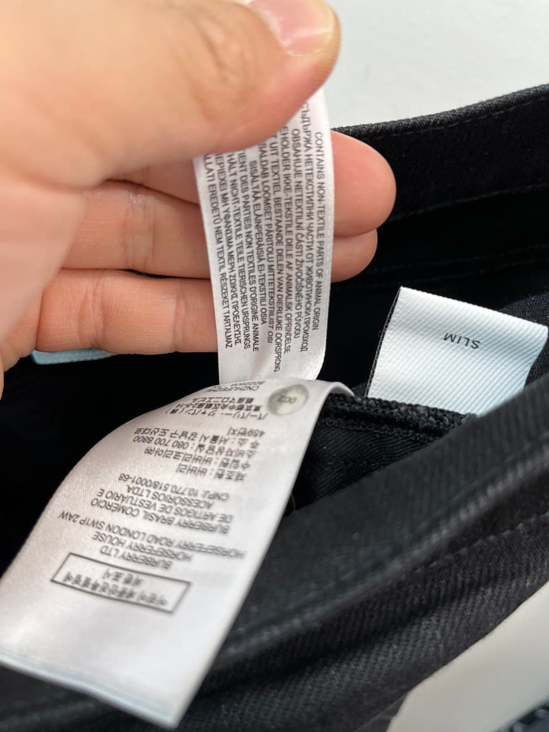 37) 버버리 신형 스판 블랙진  상품이미지9