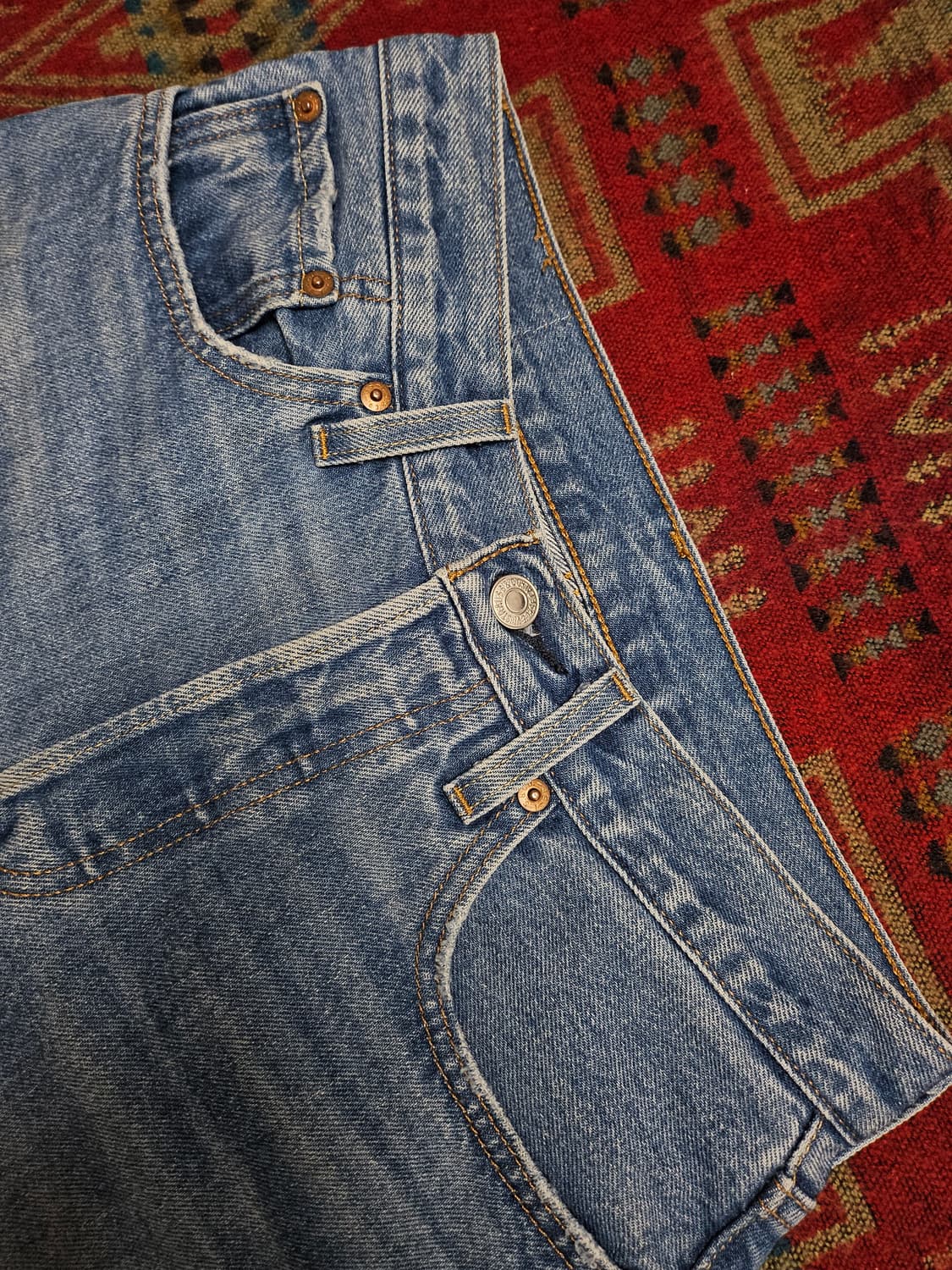 Levis 501 연청 데님 진 26 상품이미지4