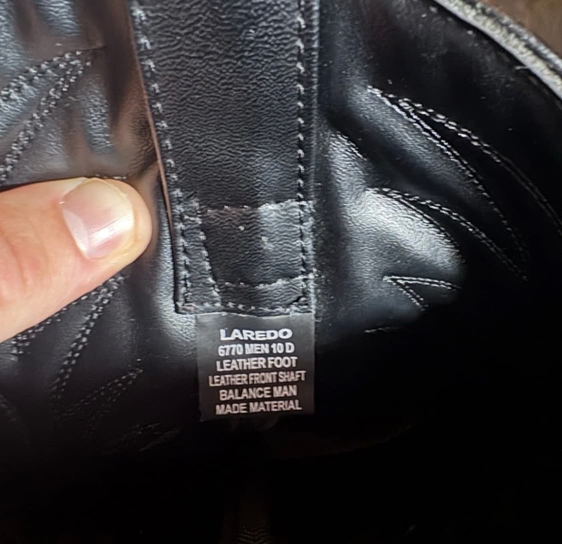 라레도 콘초 하네스 웨스턴 부츠 (Laredo) 280 상품이미지8