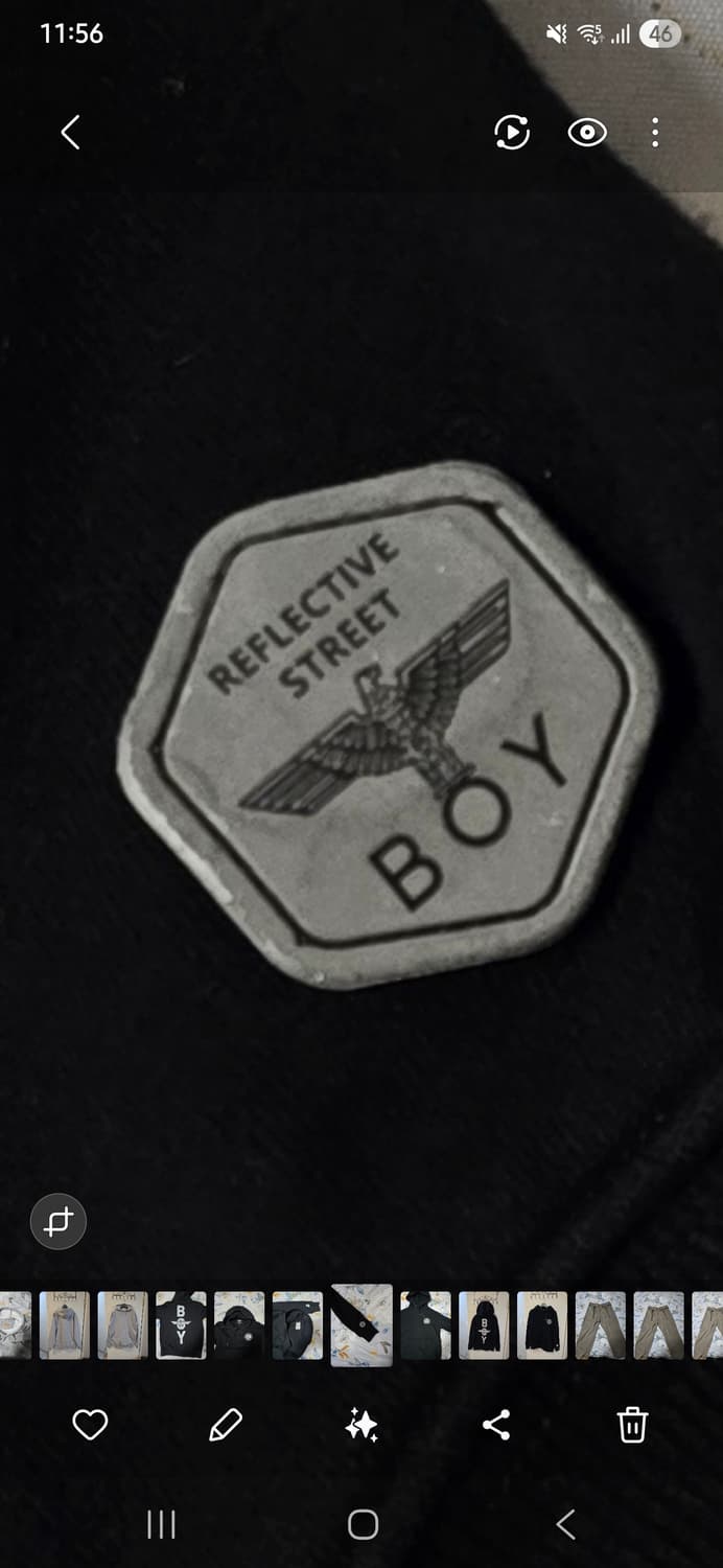 BOY 런던 블랙 후드티 L 상품이미지6