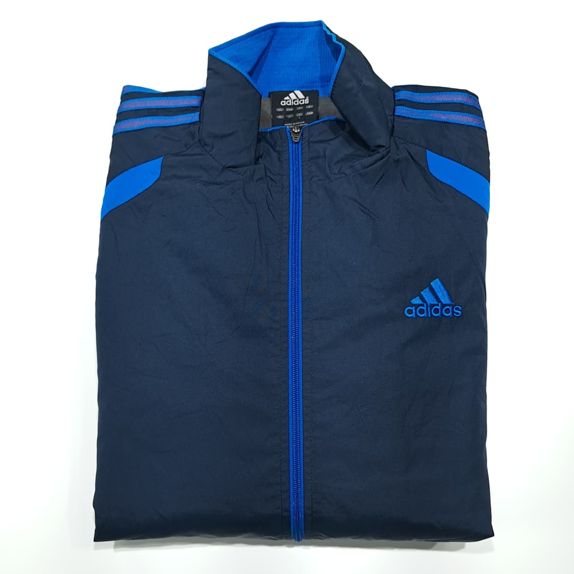 CL973 L 아디다스 00s 네이비블루 바람막이 집업 자켓 상품이미지9