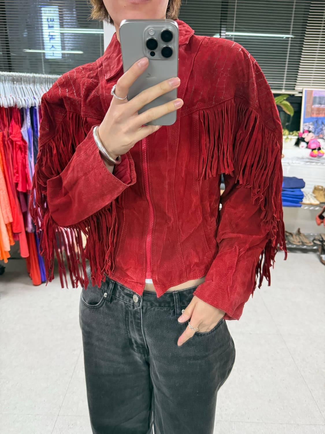 Vintage fringe jacket  프린지자켓 상품이미지3