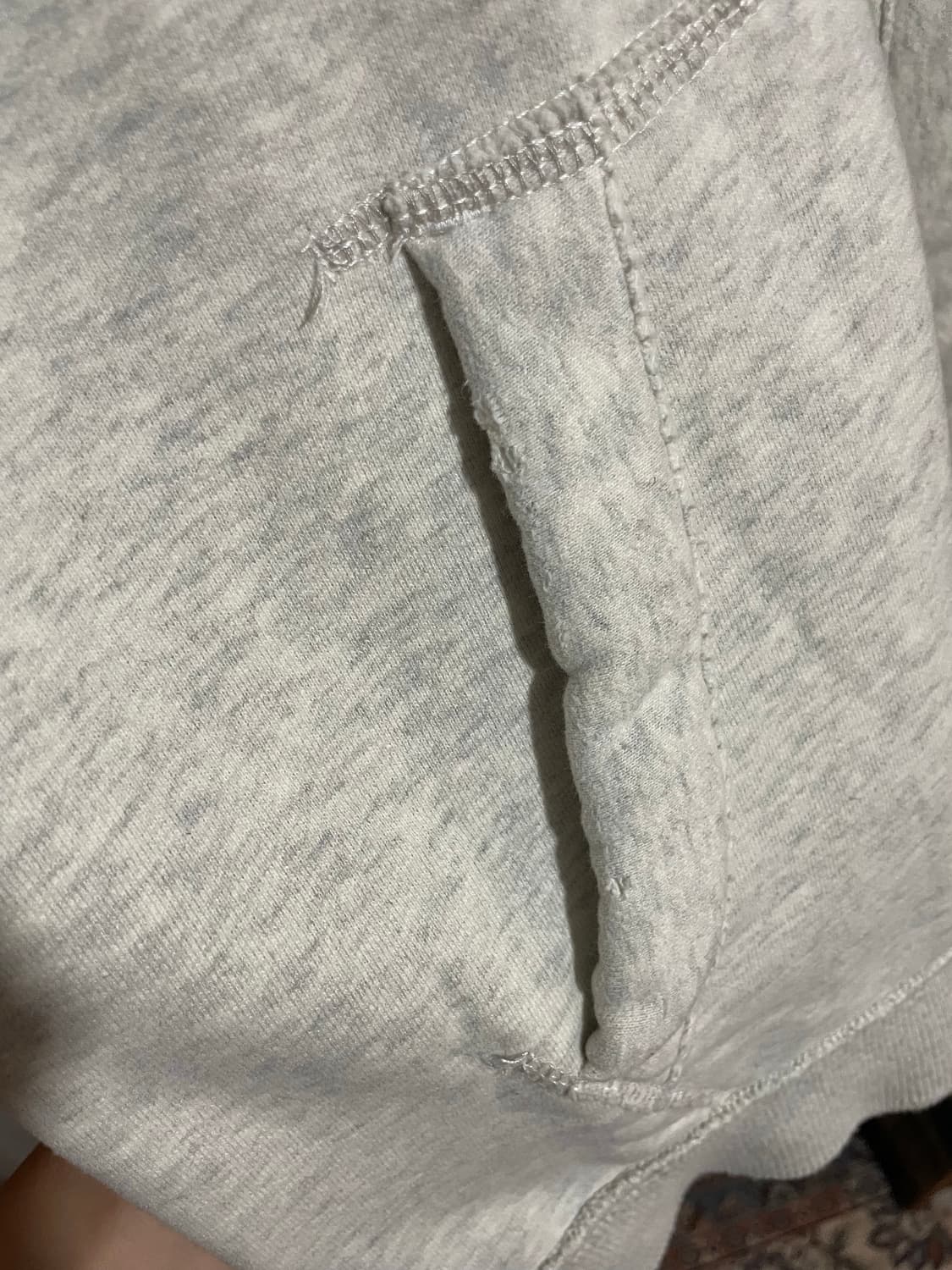 멜란지 후드 집업 상품이미지6