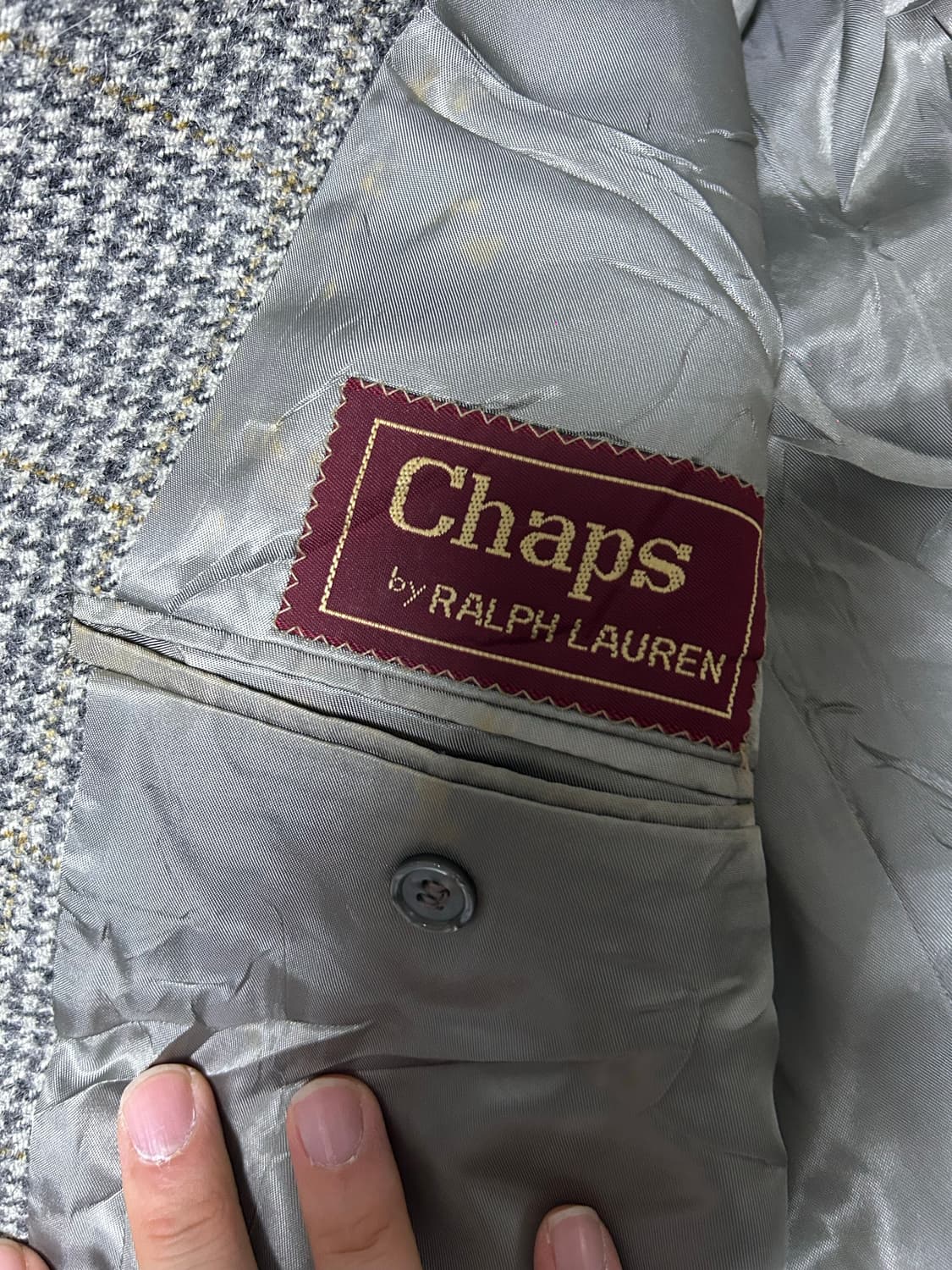 미국제 찹스 폴로 랄프로렌 체크블레이저 사이즈 105-110 상품이미지4