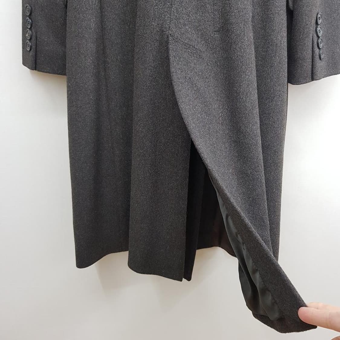 아르마니 꼴레지오니 이탈리아 울 더블 롱코트 40사이즈 상품이미지6