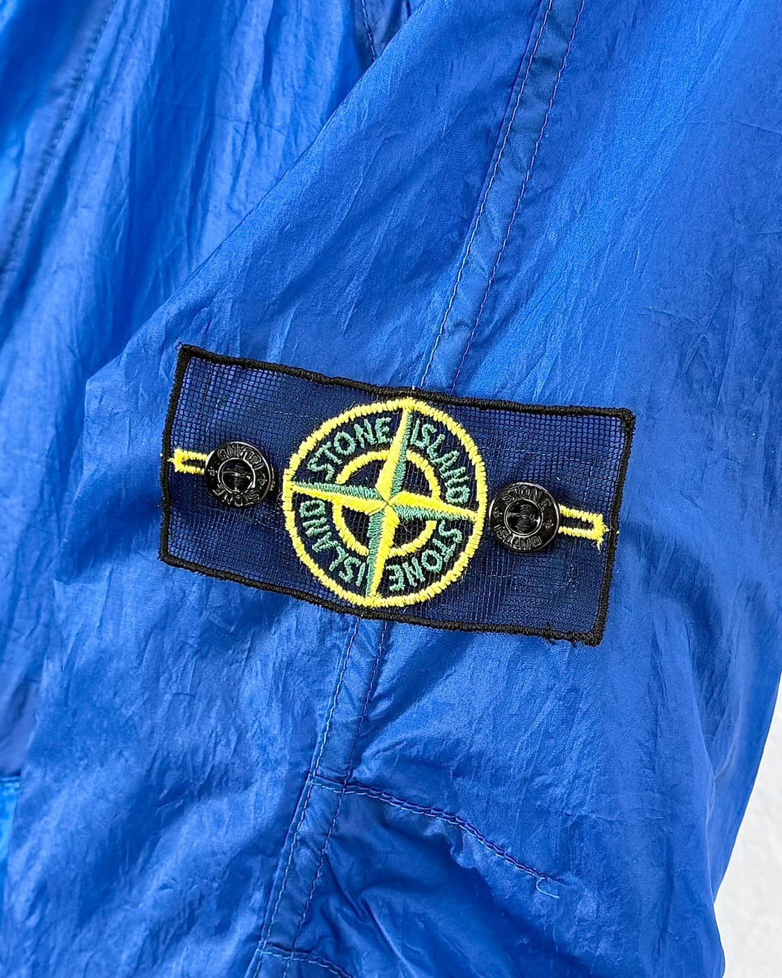 스톤아일랜드 블루 크링클 랩스 나일론 후디 R-Ny 자켓 상품이미지7