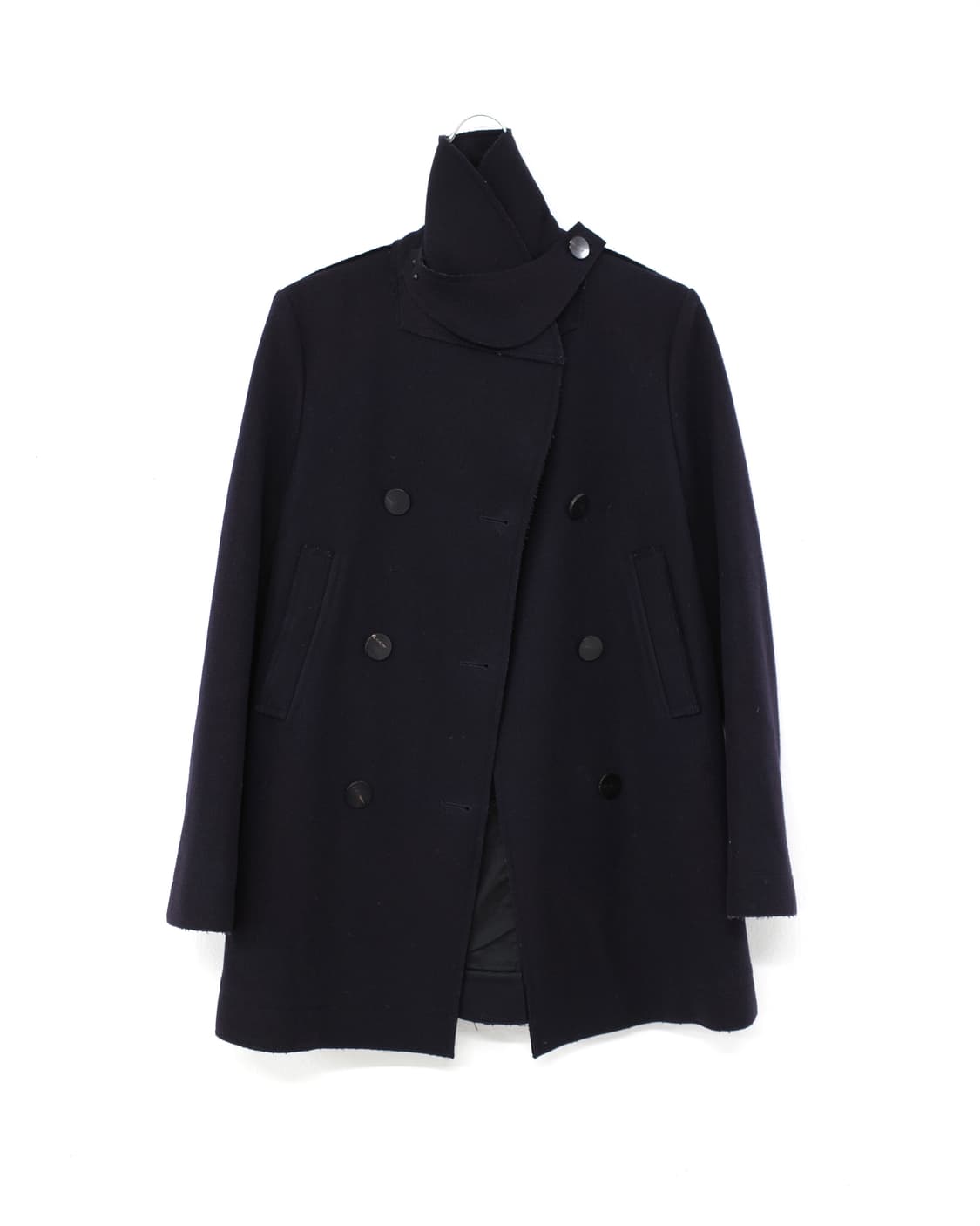 Helmut Lang Virgin Wool Neck Coat 상품이미지1
