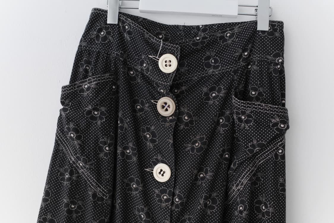 flower button skirt 상품이미지3