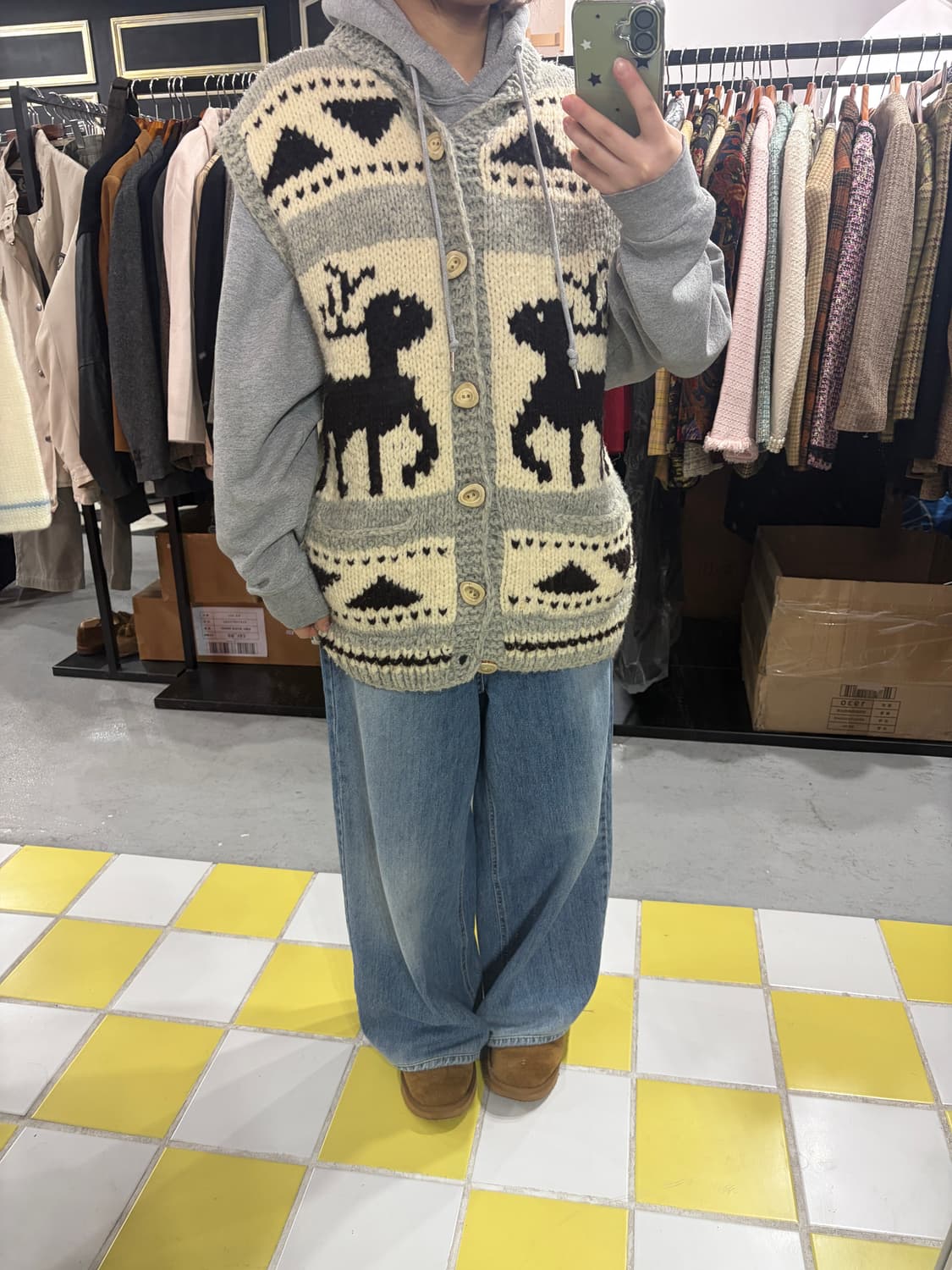 [L~XL] KANATA 카나타 메리노울100% 코위찬 베스트 상품이미지3