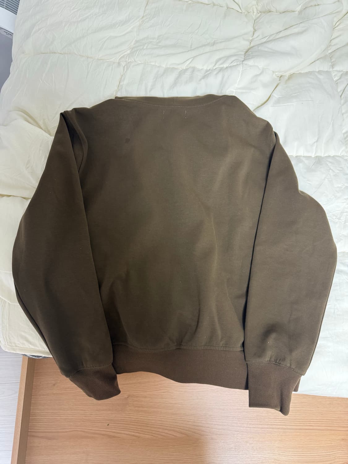 Llud warp hooded zip up olive M 상품이미지5