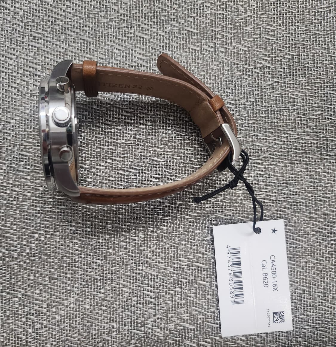 (새상품) 시티즌 에코드라이브 가죽 쿼츠시계 상품이미지3