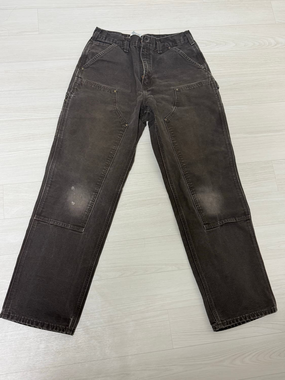 빈티지 칼하트 더블니 다크브라운 dkb 31x32 상품이미지1