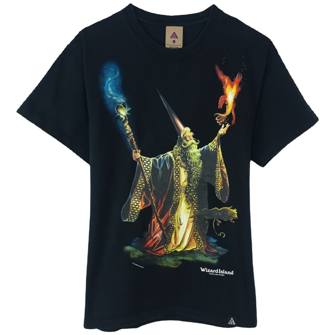 [나이키 ACG] 위저드 아일랜드 그래픽 프린팅 반팔티 블랙 M20196 상품이미지2