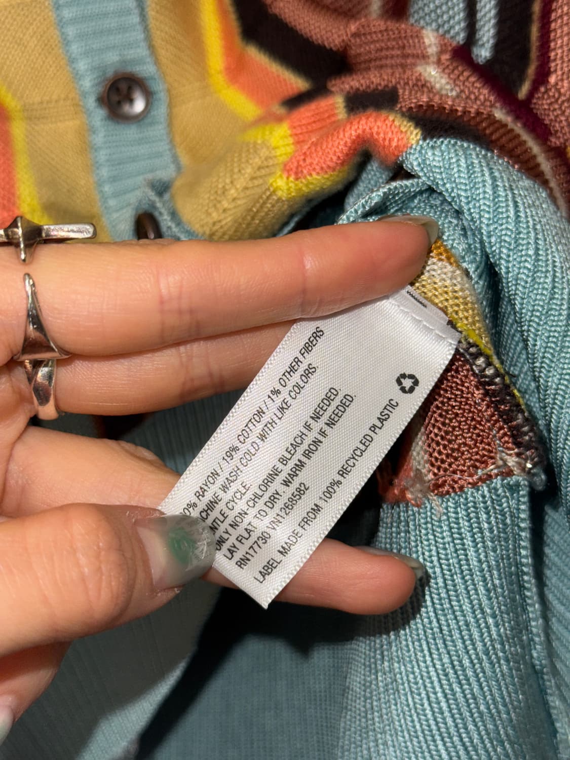 Missoni 미쏘니 멀티컬러 패턴 가디건 상품이미지4