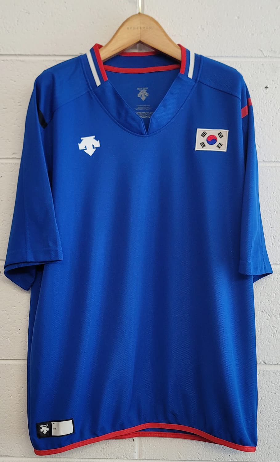 데상트 대한민국 야구 국가대표팀 선수 지급용 웝업티셔츠 판매 상품이미지1