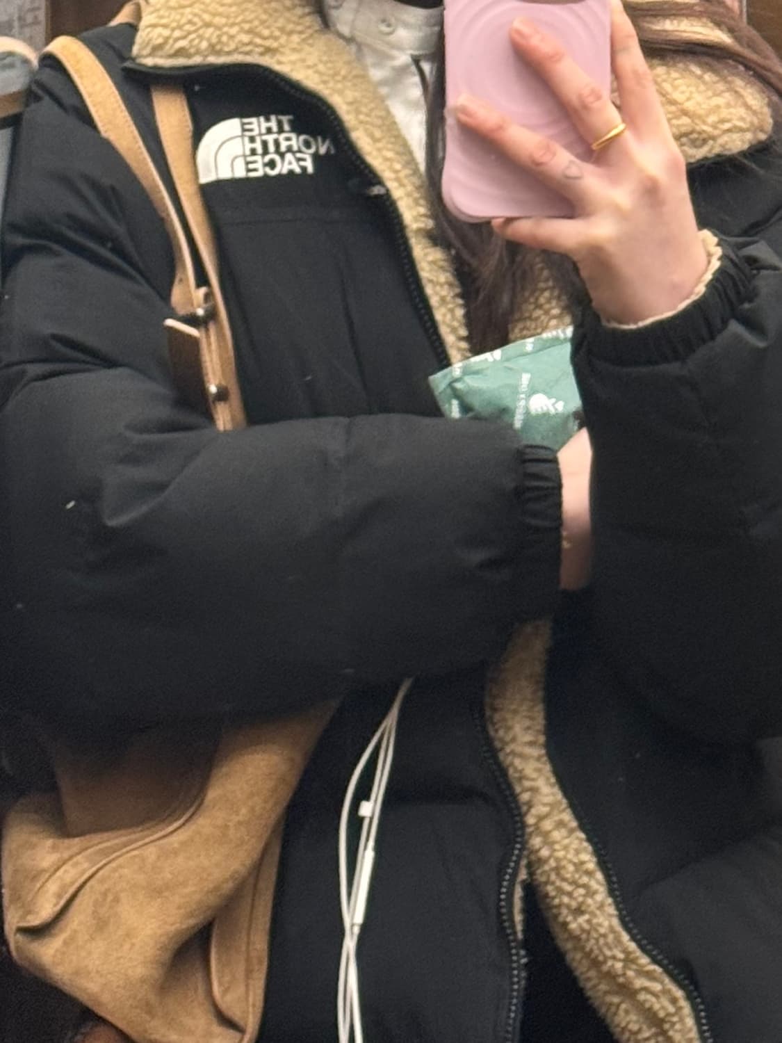 노스페이스 리버시블 패딩 95(M) 상품이미지2