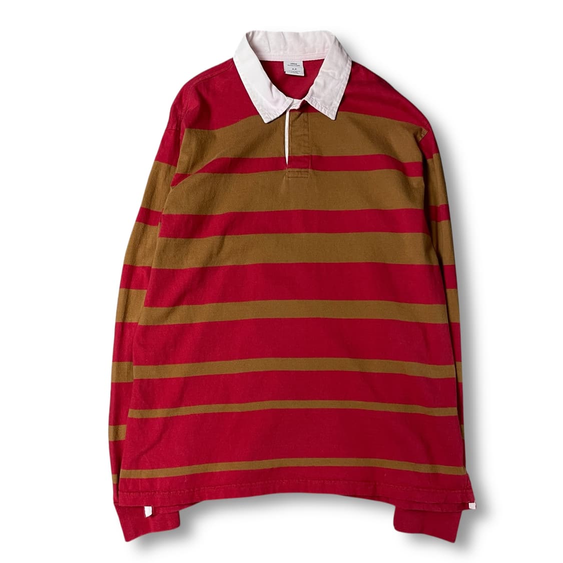 어반아웃피터스 레드 브라운 단가라 pk 카라 긴팔 티셔츠 M 상품이미지1