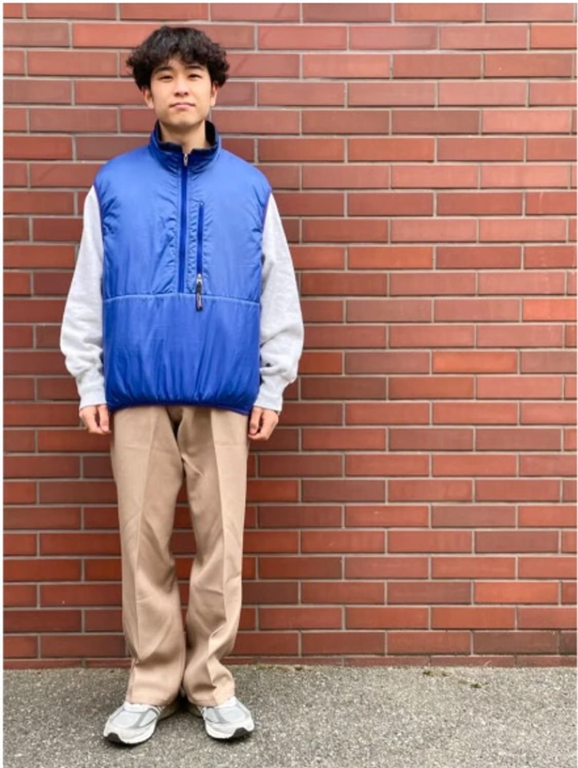 [S, 100] 파타고니아 빈티지 퍼프볼 풀오버 오렌지/카키 상품이미지2