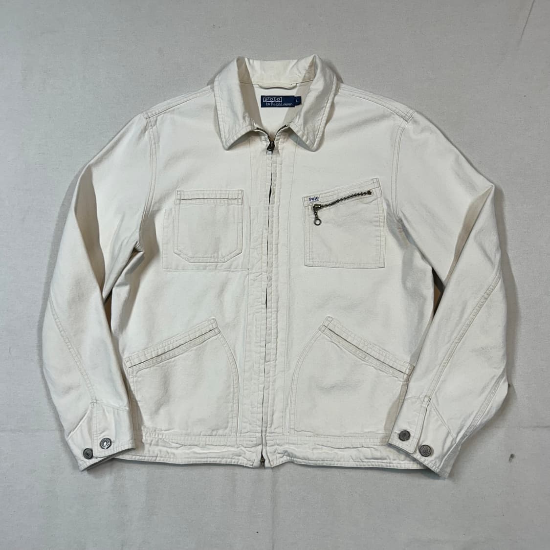 L) 폴로 랄프로렌 도네갈 91-B 드리즐러 캔버스 워크 자켓 상품이미지1