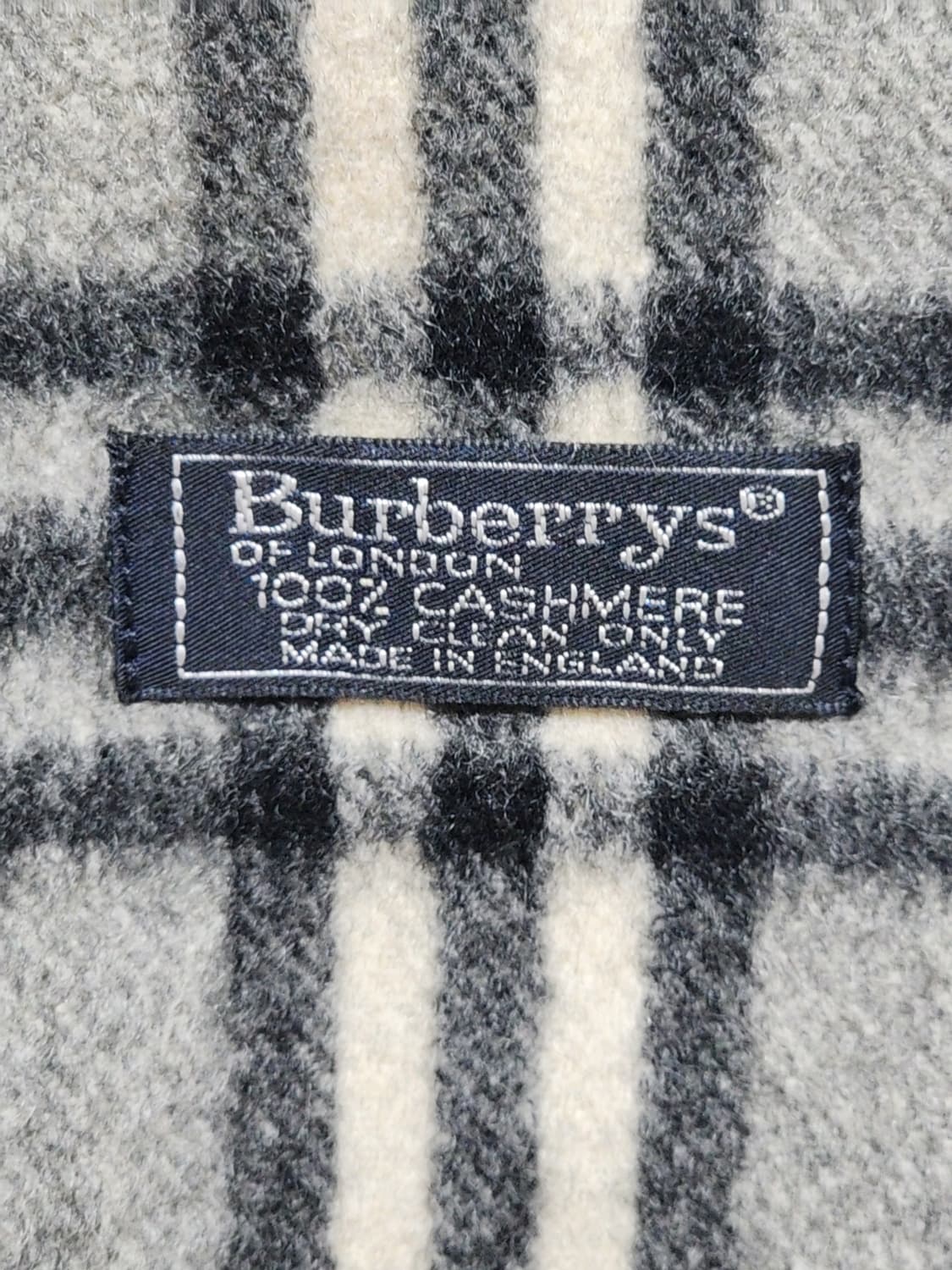 (정품) 버버리 캐시미어 목도리 체크 머플러 영국판  상품이미지5