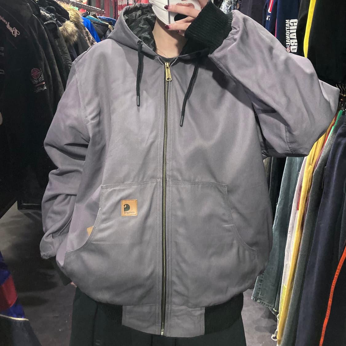 [IM] 칼하트 리메이크 워크자켓 그레이 상품이미지2