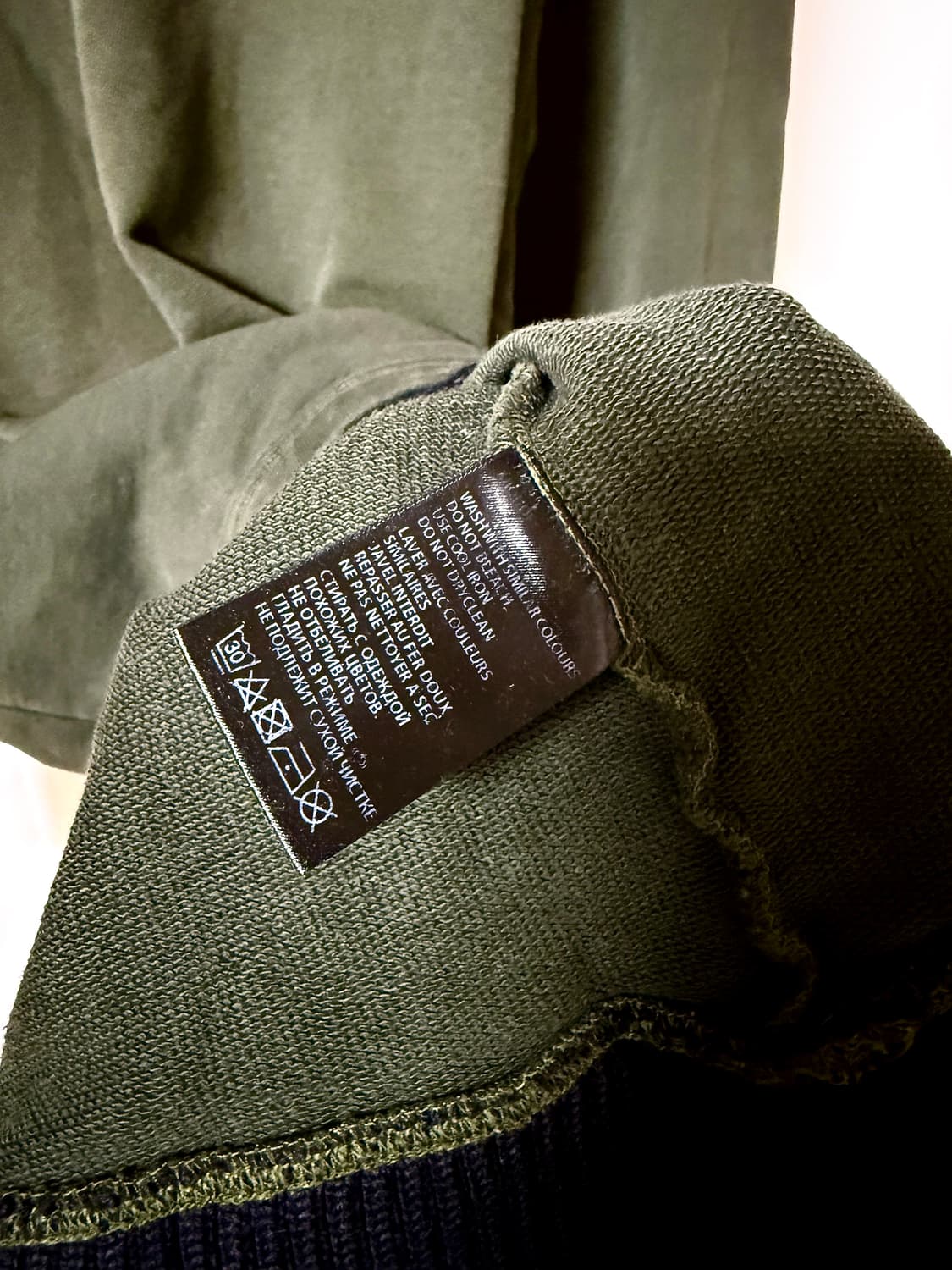 앤드뮐 미스터 밀리터리 레이어 맨투맨 상품이미지5