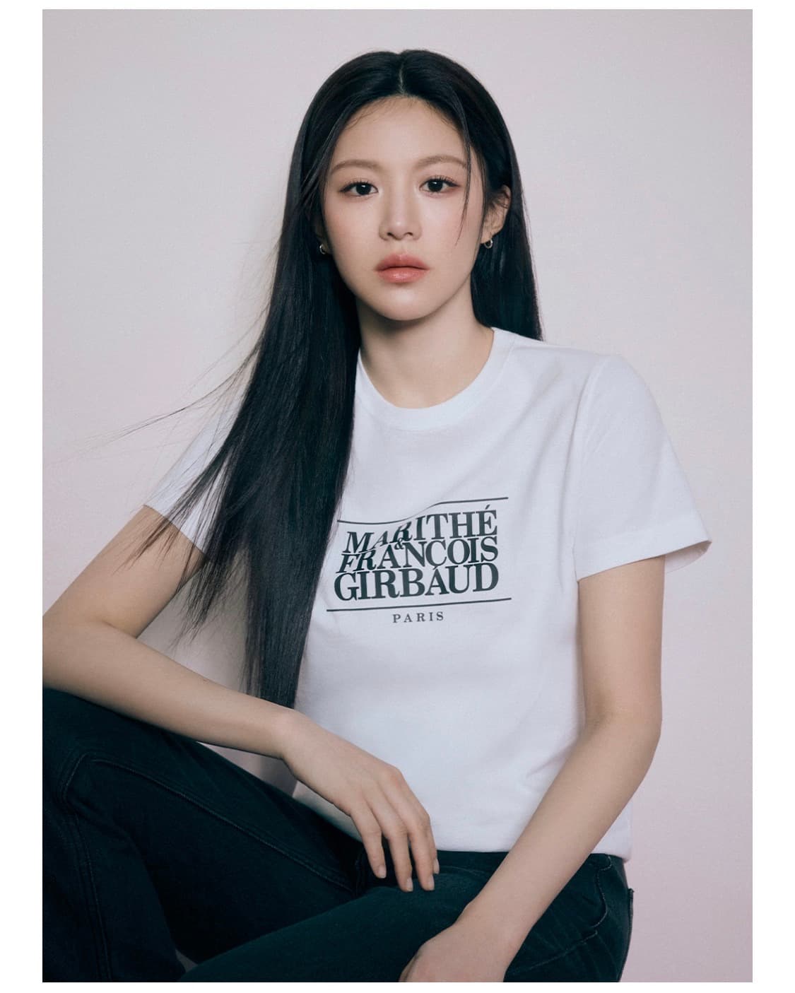 마리떼프랑소와저버 W CLASSIC LOGO TEE white 상품이미지1