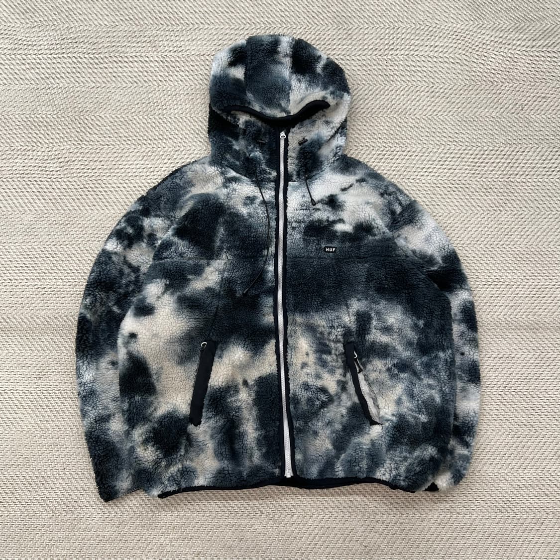 HUF 플리스 후드집업 r2995 상품이미지1