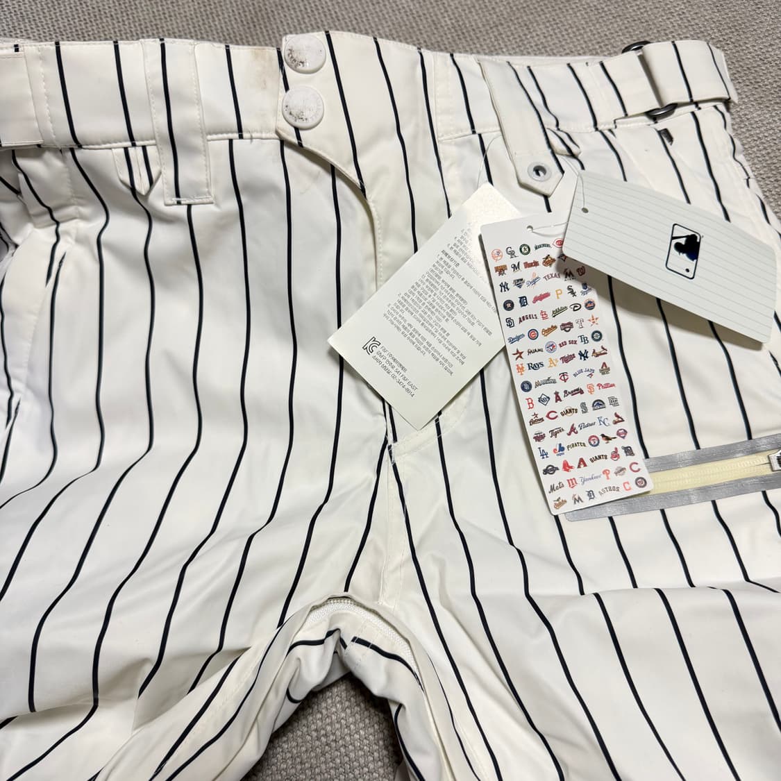 MLB 뉴욕 양키스 스트라이프 스키/보드 팬츠 상품이미지4