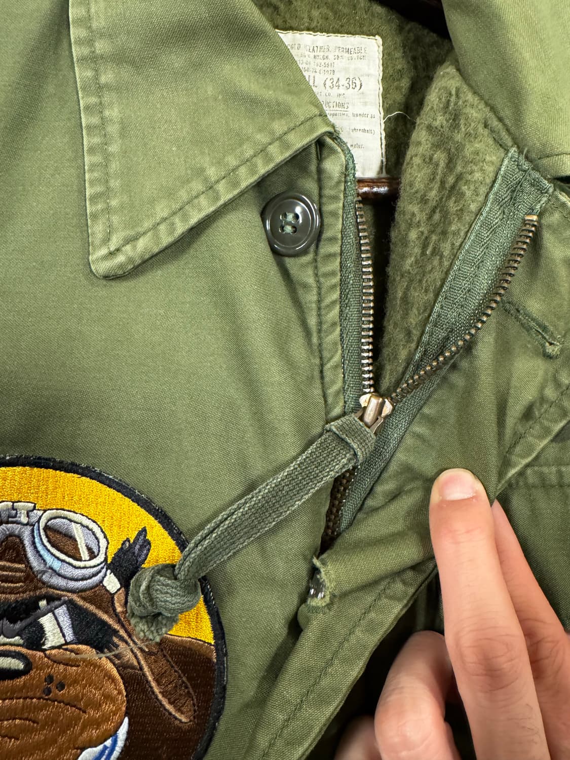 1968 오리지널 USN A-2 덱 재킷 (N-1의 후속 모델) 상품이미지5