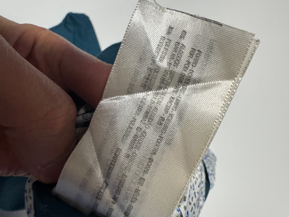 버버리 ESTABLISHED 뒷 로고 반바지 37.7인치 청록 상품이미지6