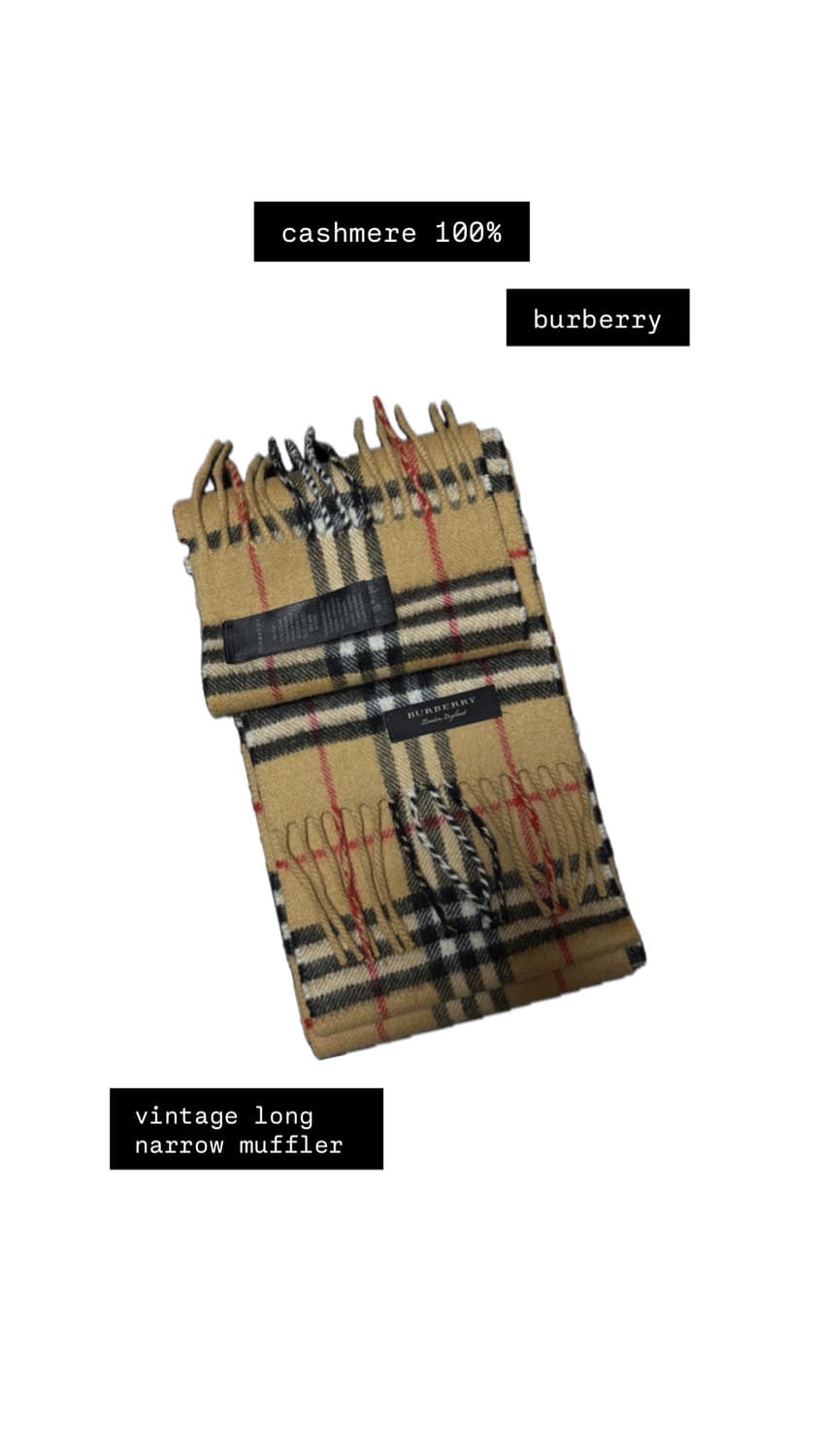 버버리 정품 캐시미어 머플러 상품이미지1