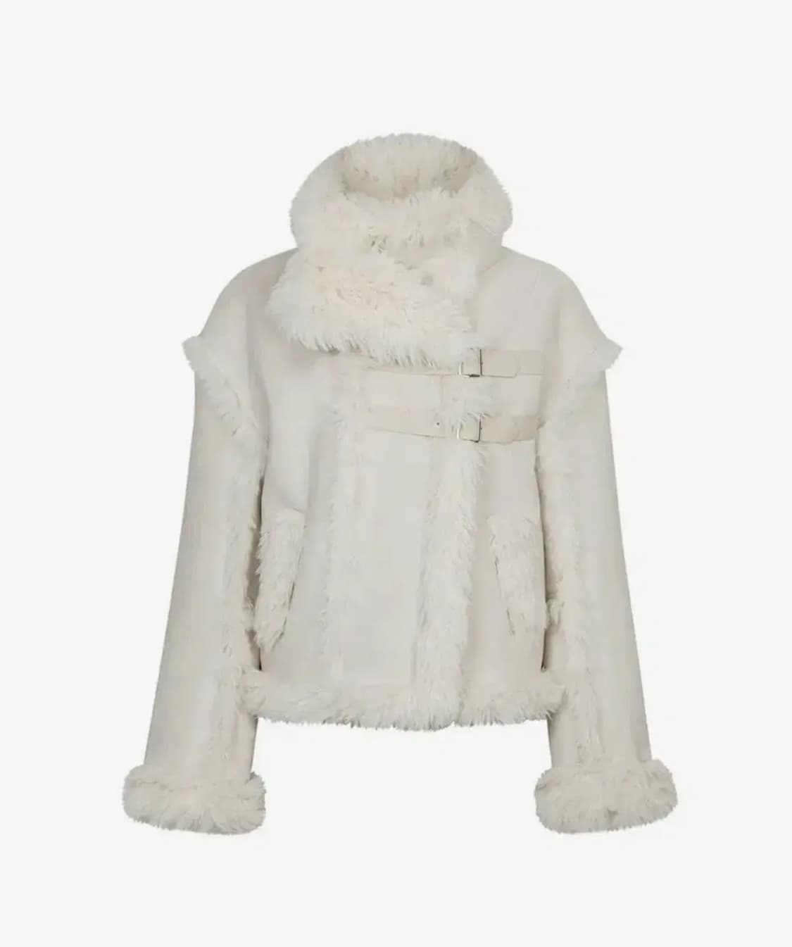 페인오어플레져 LUNA BELTED SHEARLING JACKET 상품이미지1