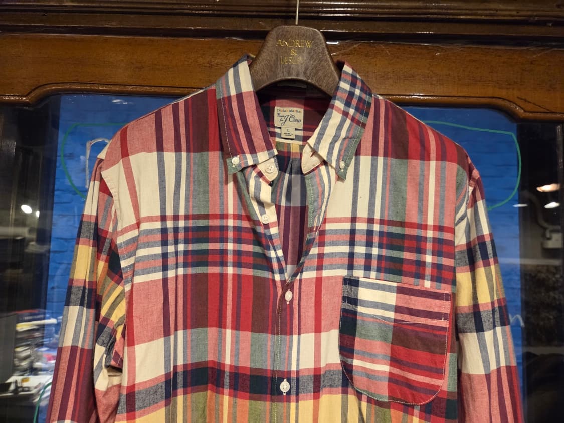 제이크루 마드라스 셔츠 상품이미지2