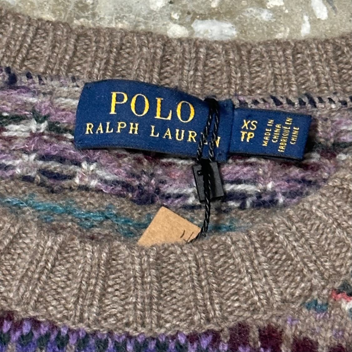 폴로 울 캐시 페어아일 니트 상품이미지3