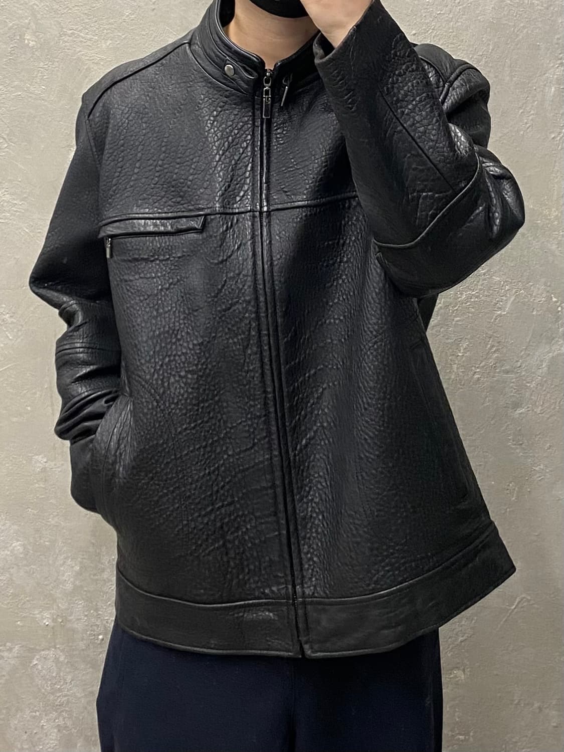 [105-110] 90s Vintage 빈티지 양가죽 레더 자켓 상품이미지7