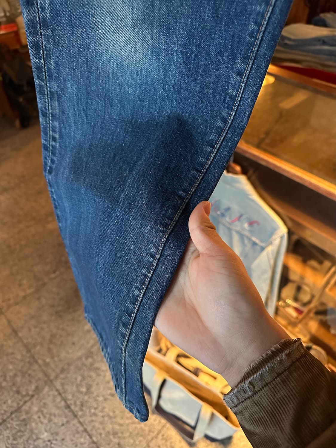 70s USA 빈티지 리바이스 501 66전기 셀비지 데님 팬츠 상품이미지5