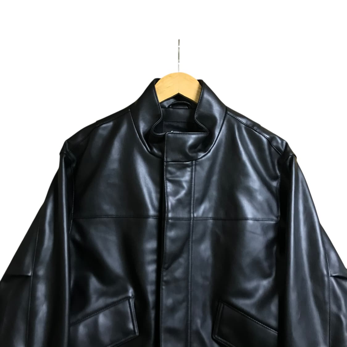 커버낫 검정 무광 레더 블루종 아예 깨끗합니다 상품이미지2