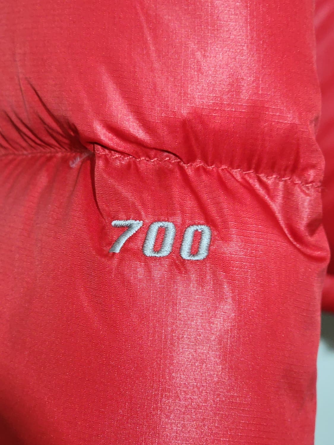 (95) 노스페이스 700 눕시패딩 점퍼 검빨 거위털 구스다운 자켓  상품이미지5