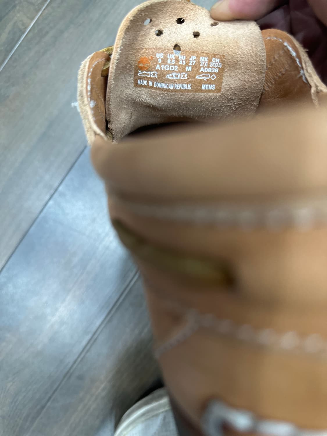 팀버랜드 보트슈즈 3아이 270사이즈 상품이미지6