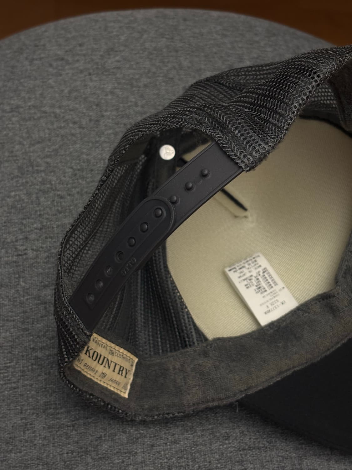 캐피탈 트러커 캡 블랙 상품이미지3